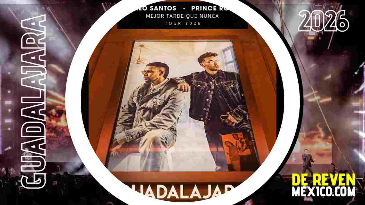 ROMEO SANTOS Y PRINCE ROYCE GUADALAJARA 2026 ESTADIO PANAMERICANO