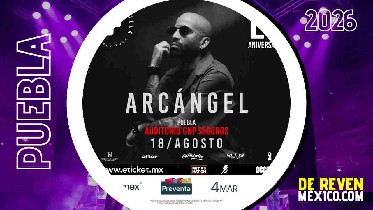 ARCÁNGEL PUEBLA 2026 AUDITORIO GNP SEGUROS