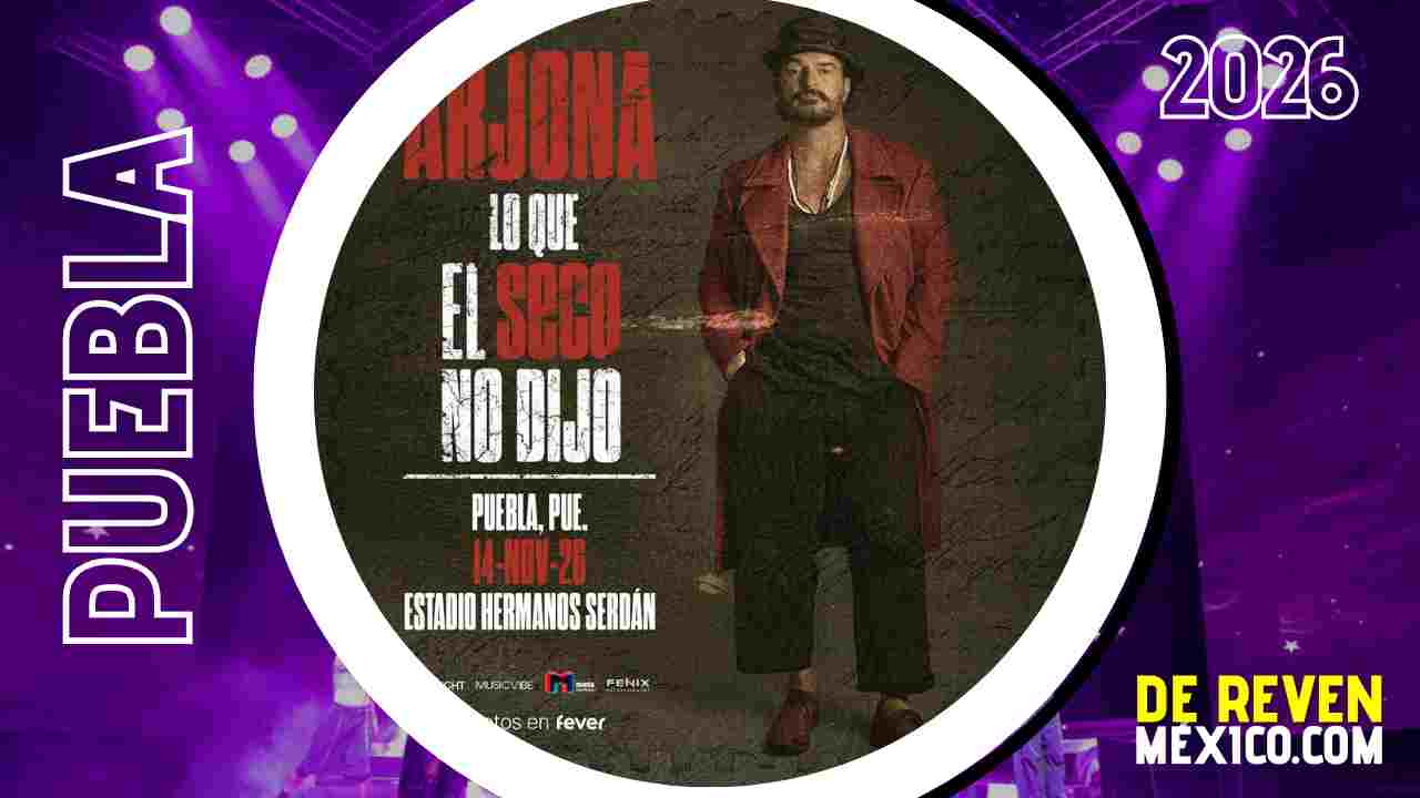 ARJONA PUEBLA 2026 ESTADIO HERMANOS SERDÁN