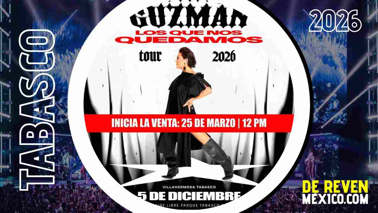 ALEJANDRA GUZMÁN VILLAHERMOSA 2026 TEATRO AL AIRE LIBRE PARQUE TABASCO