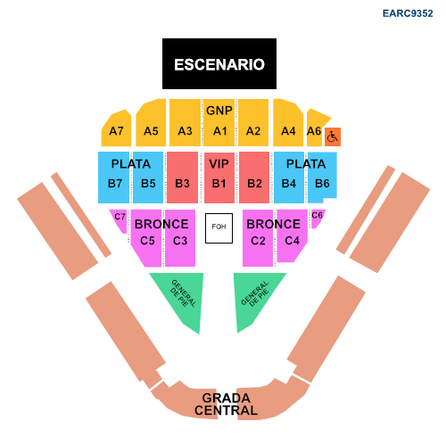 MAPA PRECIOS ALEJANDRO SANZ AGUASCALIENTES 2026 ESTADIO ALBERTO ROMO CHÁVEZ