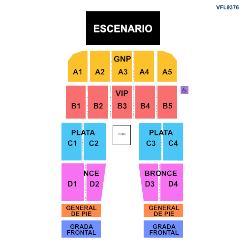 MAPA VELARIA DE LA FERIA LEON