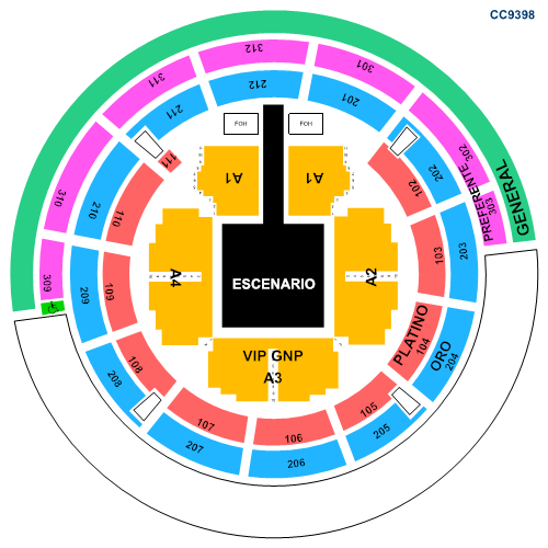 MAPA COLISEO CENTENARIO