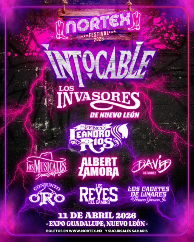 NORTEX FESTIVAL MONTERREY 2026 EXPO GUADALUPE