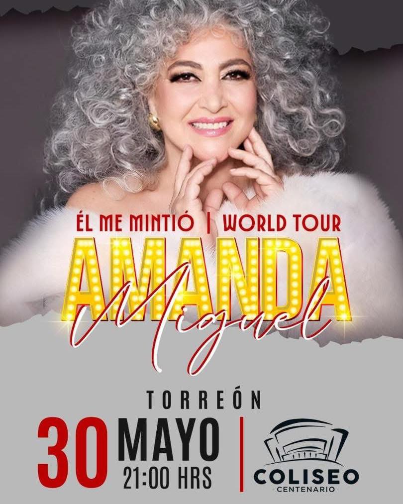 AMANDA MIGUEL TORREÓN 2026 COLISEO CENTENARIO