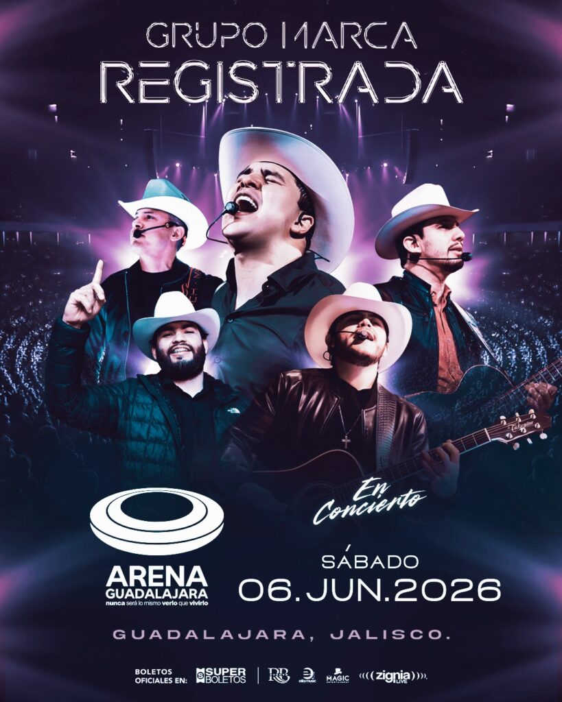 MARCA REGISTRADA GUADALAJARA 2026 ARENA GUADALAJARA