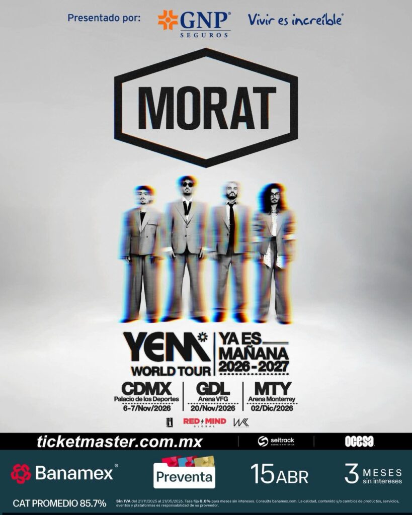 MORAT CDMX 2026 ARENA VFG