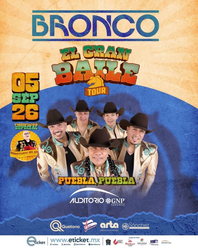 BRONCO PUEBLA 2026 AUDITORIO GNP SEGUROS