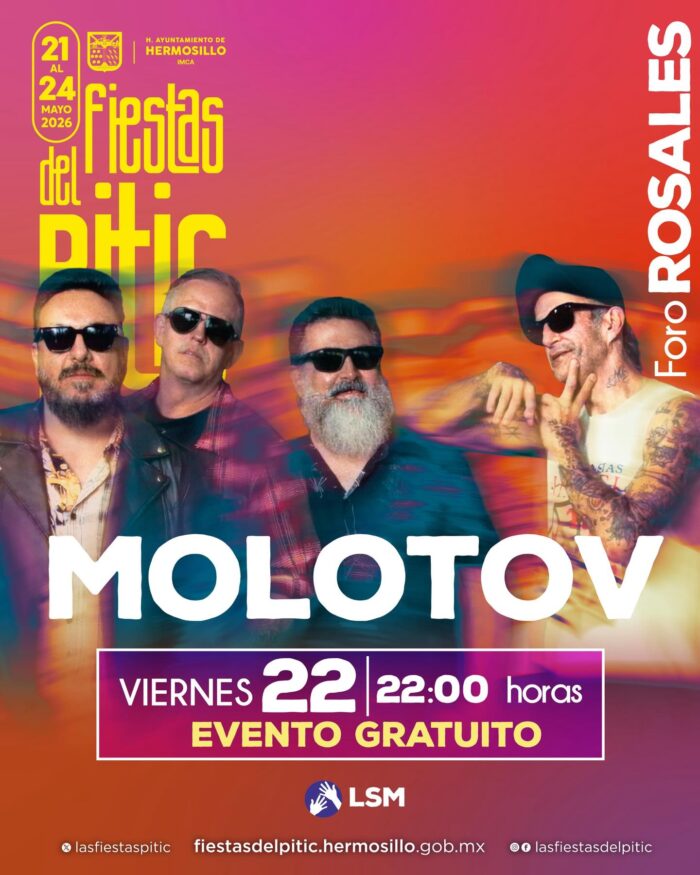 MOLOTOV FIESTAS DEL PITIC 2026 HERMOSILLO
