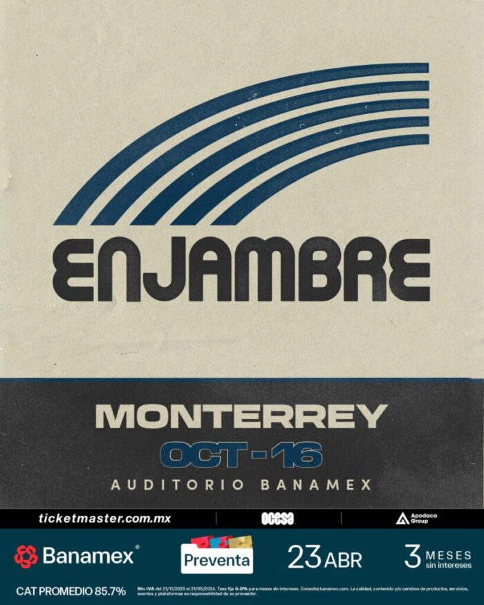 ENJAMBRE MONTERREY 2026 AUDITORIO BANAMEX