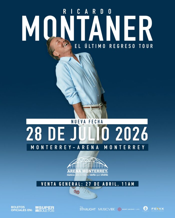 RICARDO MONTANER ARENA MONTERREY 2026
