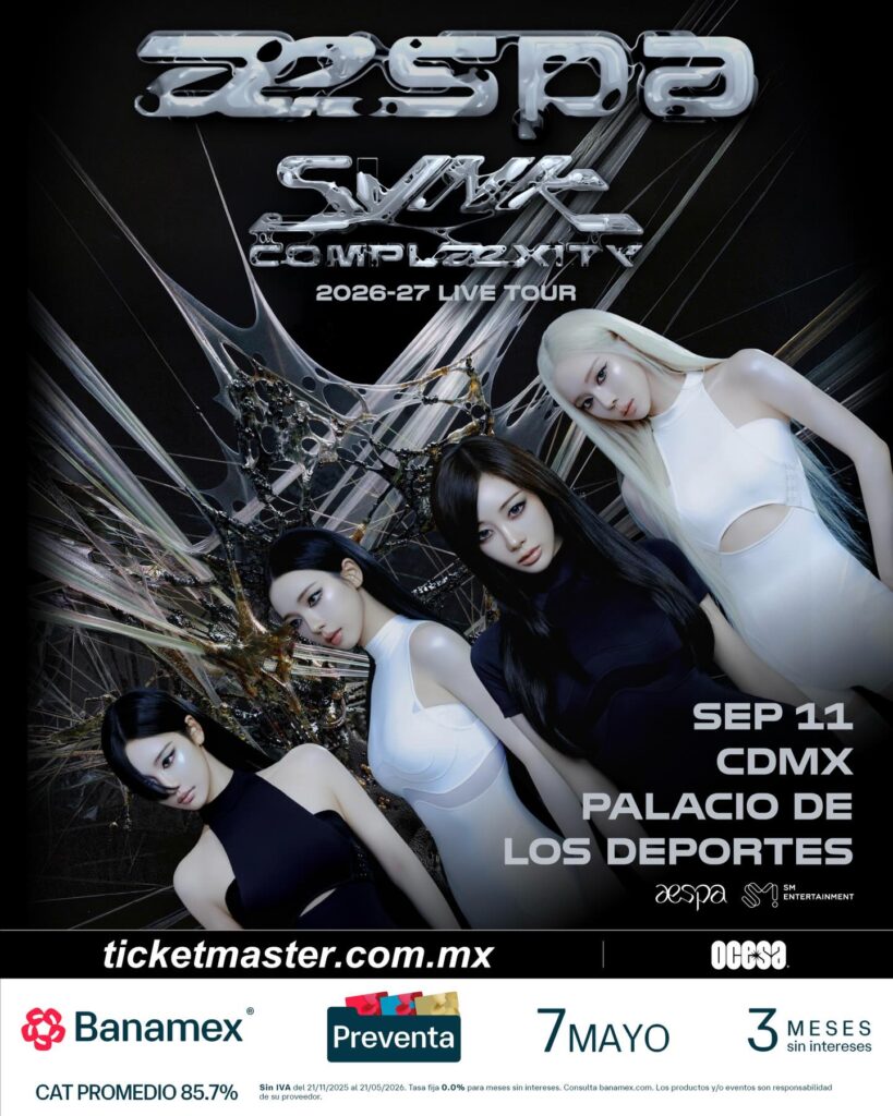 AESPA CDMX 2026 PALACIO DE LOS DEPORTES