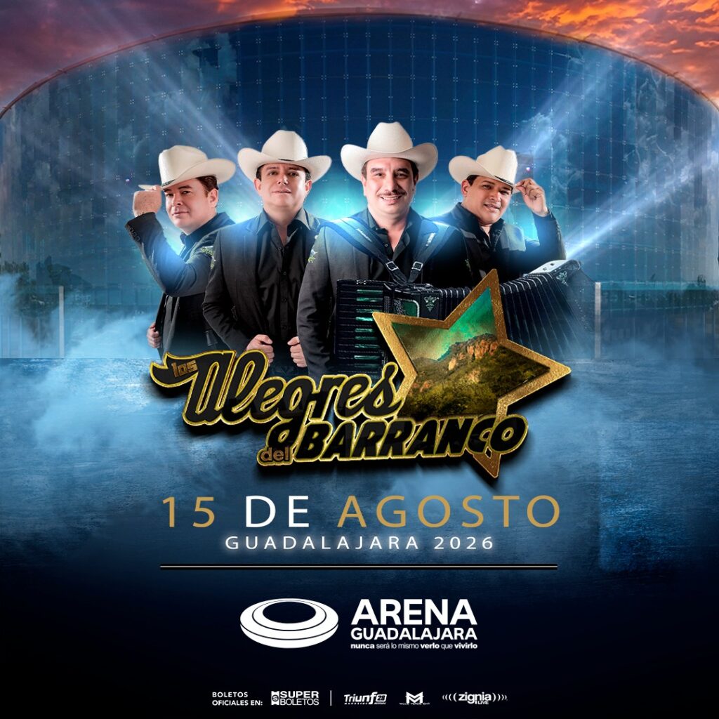 LOS ALEGRES DEL BARRANCO GUADALAJARA 2026 ARENA GUADALAJARA