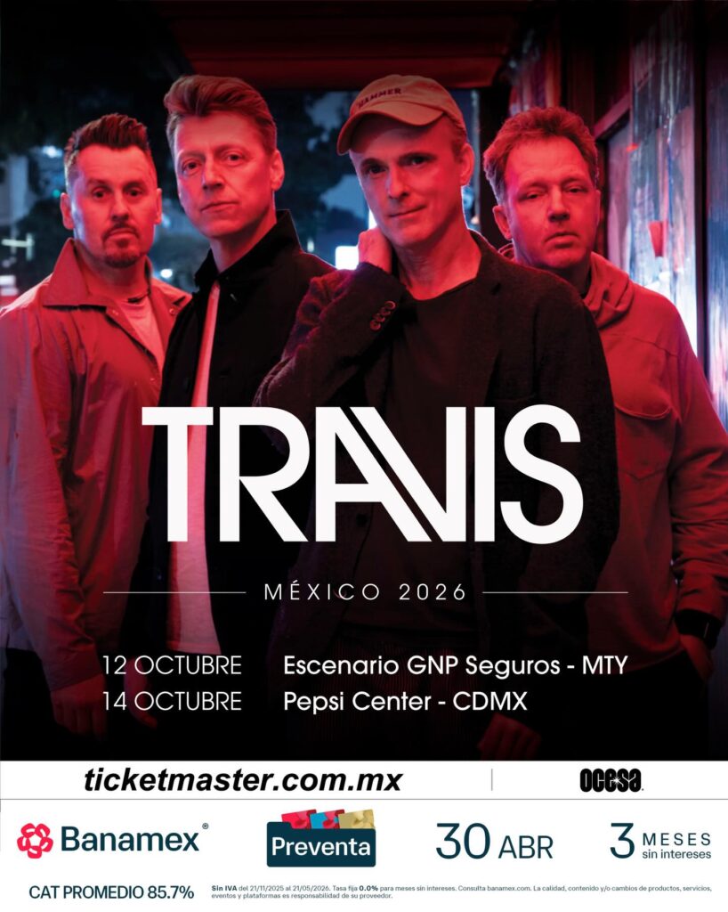 TRAVIS CDMX 2026 PEPSI CENTER