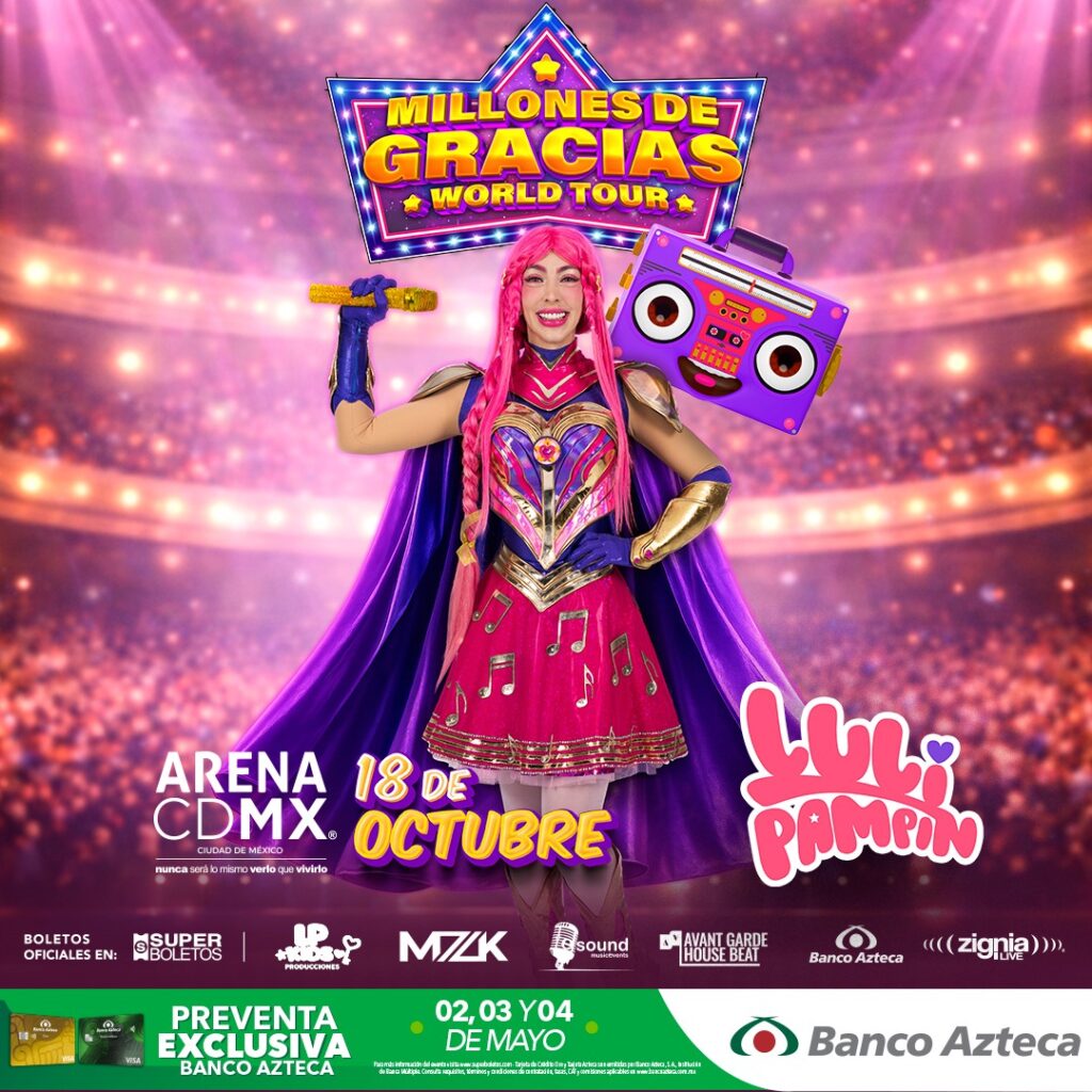 LULI PAMPIN ARENA CDMX 2026