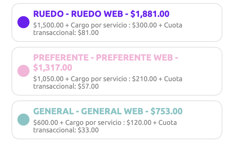 PRECIOS SIDDHARTHA CANCÚN 2026 PLAZA DE TOROS