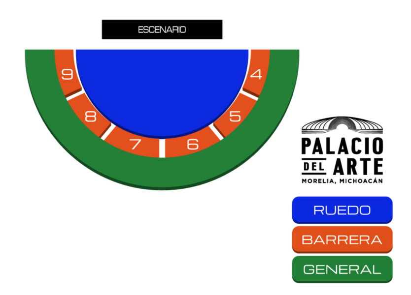 MAPA ENJAMBRE MORELIA 2026 PALACIO DEL ARTE