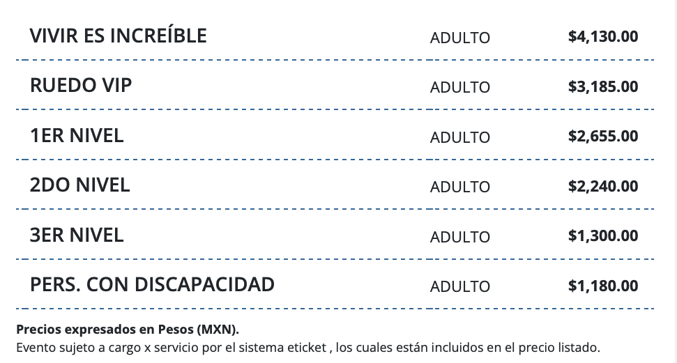 PRECIOS YURIDIA MÉRIDA 2026 FORO GNP SEGUROS
