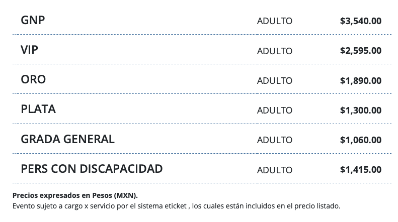 PRECIOS YURIDIA VERACRUZ 2026 WORLD TRADE CENTER