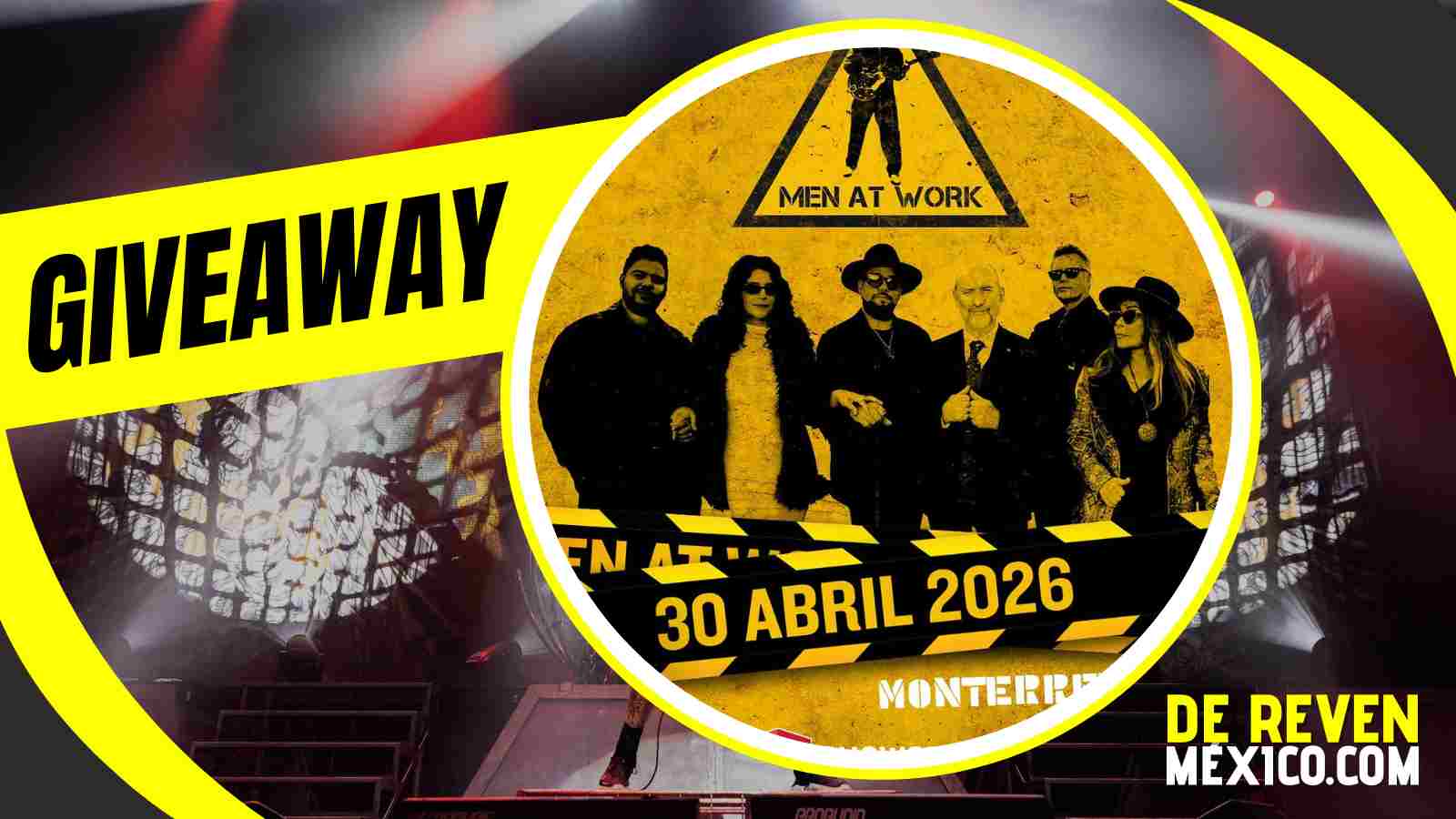 MEN AT WORK GIVEAWAY 2026 SHOWCENTER COMPLEX