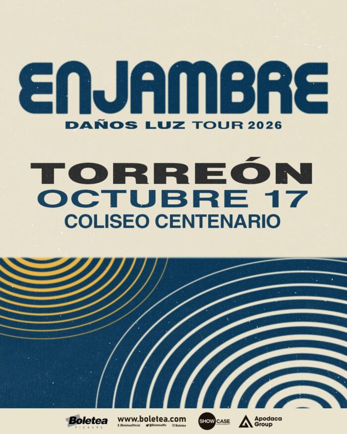 ENJAMBRE TORREÓN 2026 COLISEO CENTENARIO