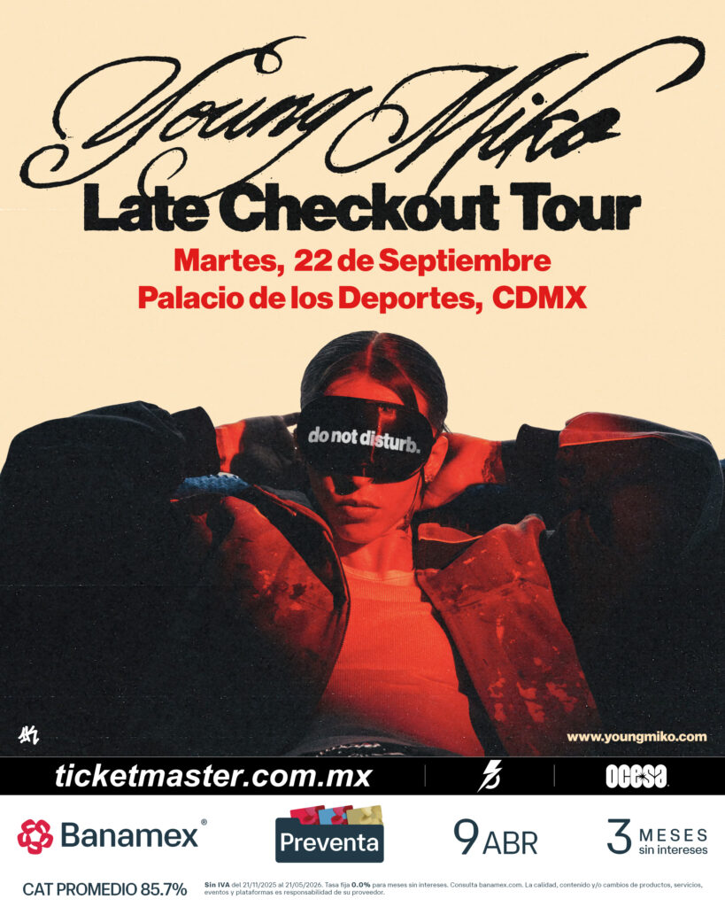 YOUNG MIKO CDMX 2026 PALACIO DE LOS DEPORTES