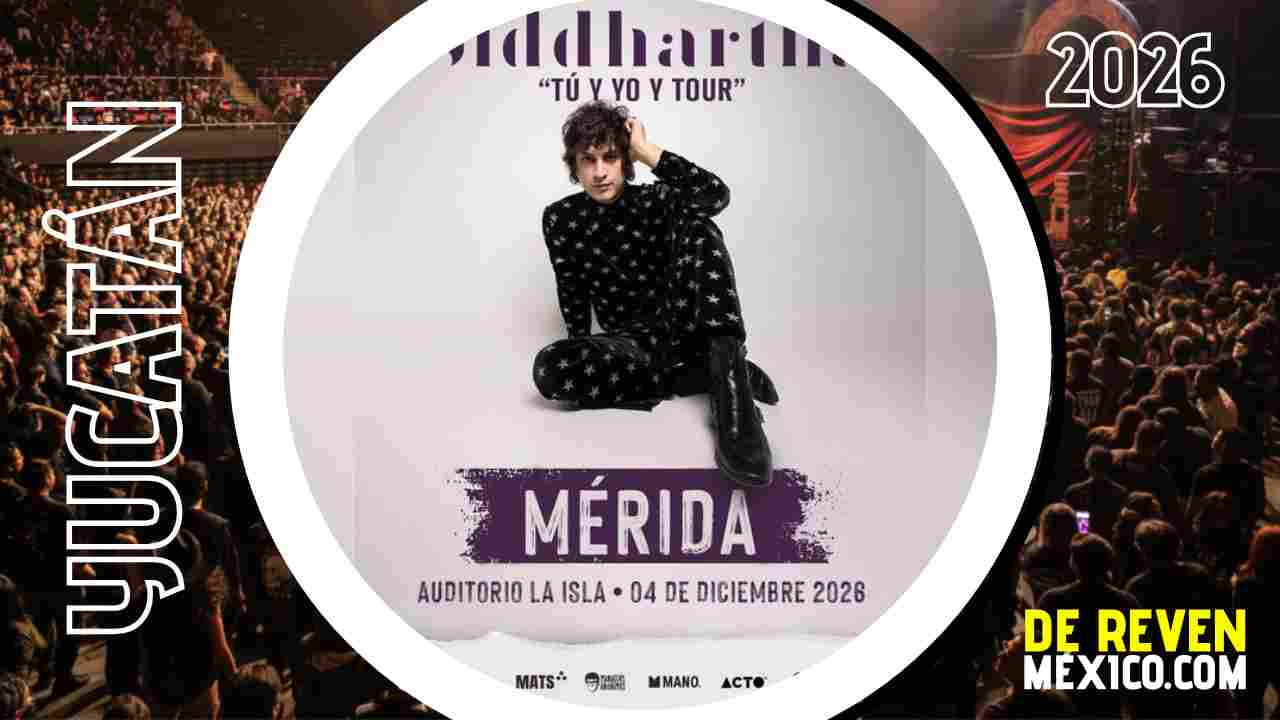 SIDDHARTHA MÉRIDA 2026 AUDITORIO COCA COLA LA ISLA