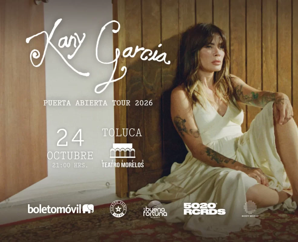 KANY GARCÍA TOLUCA 2026 TEATRO MORELOS