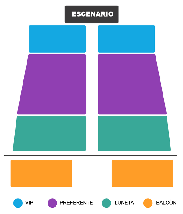 MAPA ANDRÉS VERNAZZA GUADALAJARA 2026 TEATRO CHARLES CHAPLIN