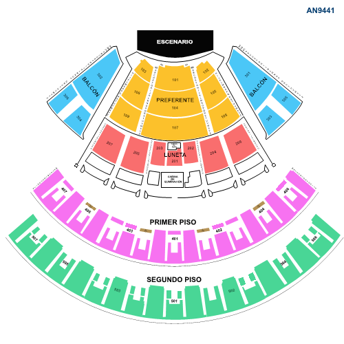 MAPA AUDITORIO NACIONAL