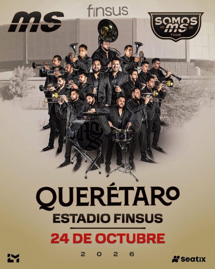 BANDA MS QUERÉTARO 2026 ESTADIO FINSUS