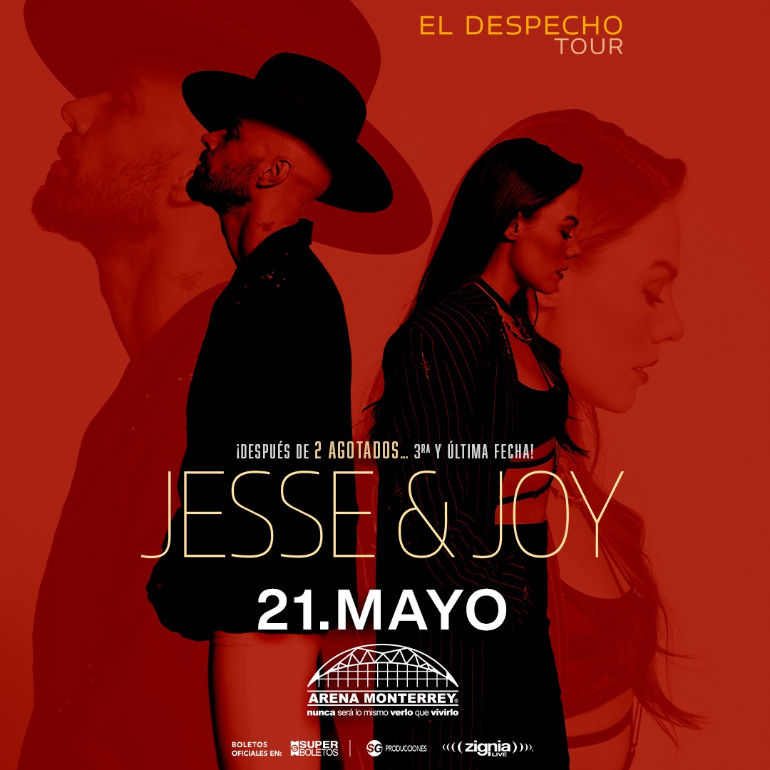JESSE Y JOY GIVEAWAY 2026 ARENA MONTERREY