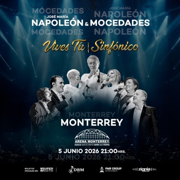 NAPOLEÓN Y MOCEDADES GIVEAWAY 2026 ARENA MONTERREY