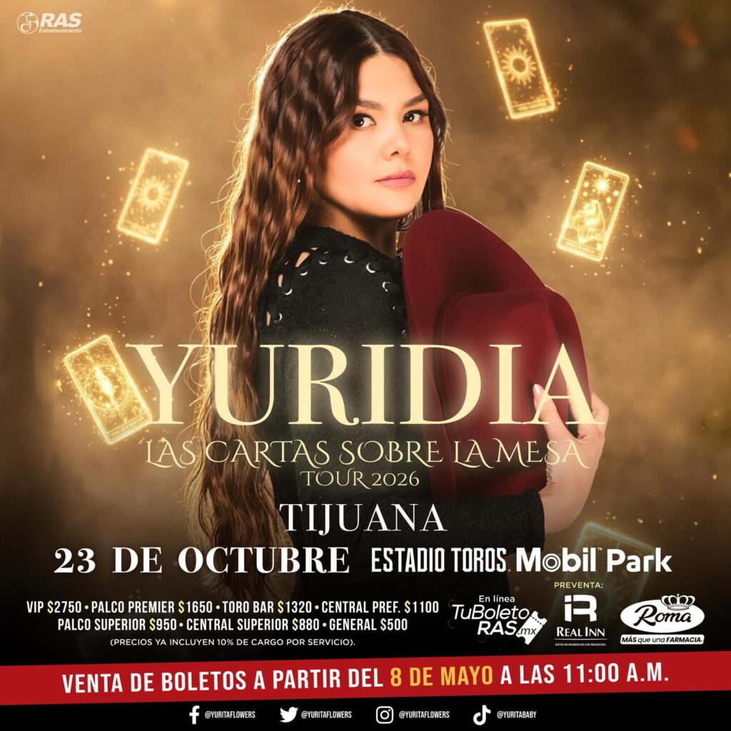 YURIDIA TIJUANA 2026 ESTADIO MOBIL PARK