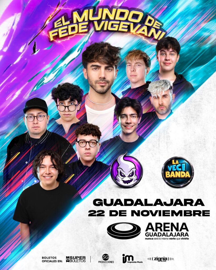 EL MUNDO DE FEDE VIGEVANI GUADALAJARA 2026 ARENA GUADALAJARA