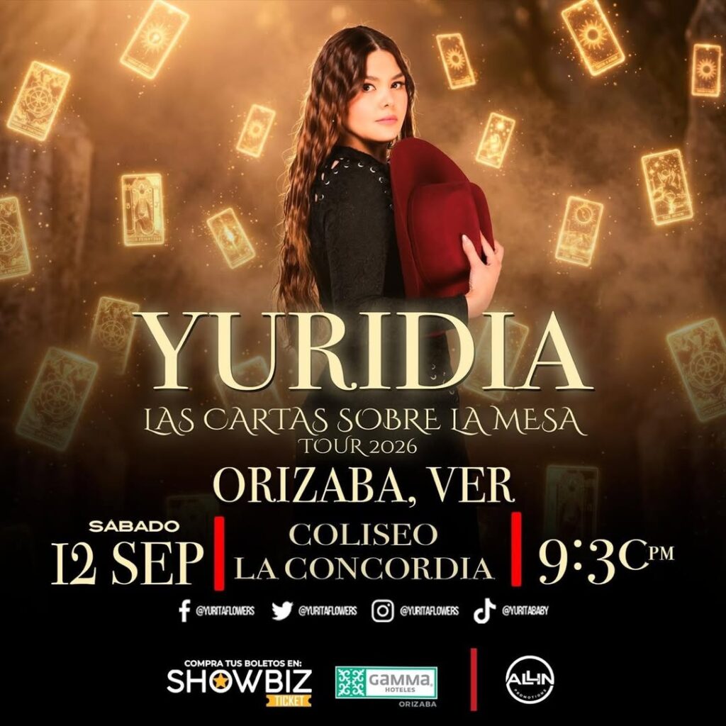 YURIDIA ORIZABA 2026 COLISEO LA CONCORDIA