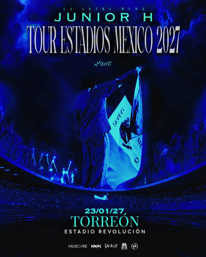 JUNIOR H TORREÓN 2027 ESTADIO REVOLUCIÓN
