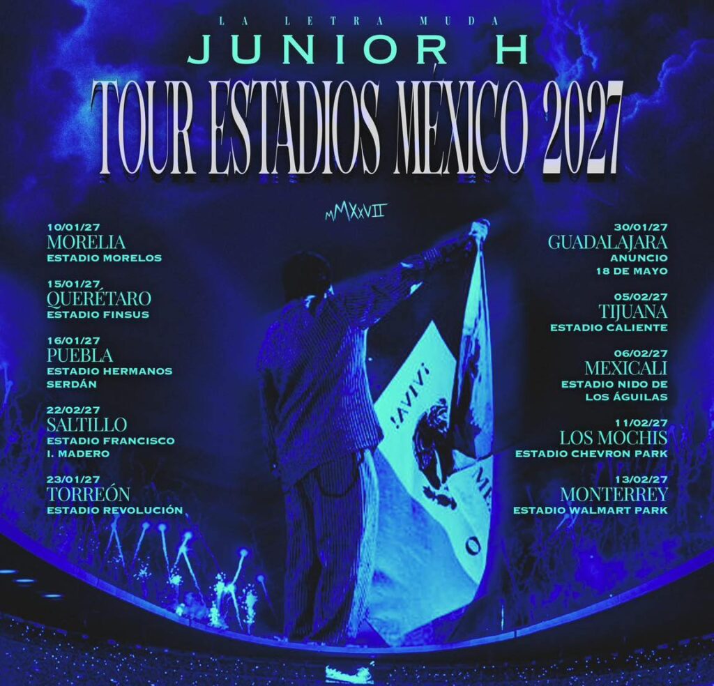 JUNIOR H PUEBLA 2027 ESTADIO HERMANOS SERDÁN