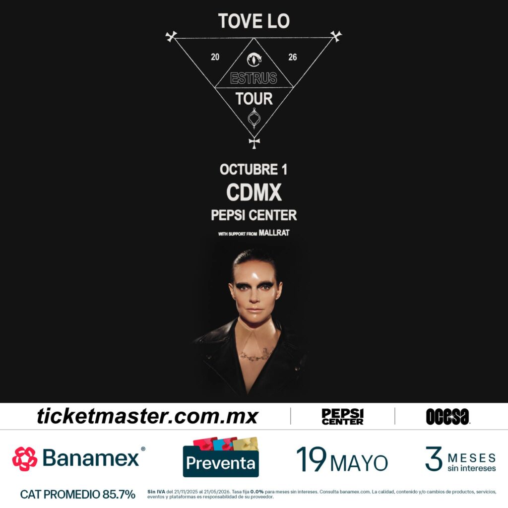 TOVE LO CDMX 2026 PEPSI CENTER