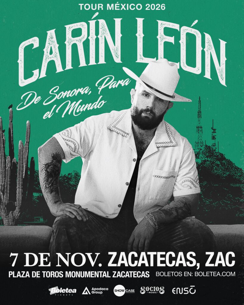 CARIN LEÓN ZACATECAS 2026 PLAZA DE TOROS