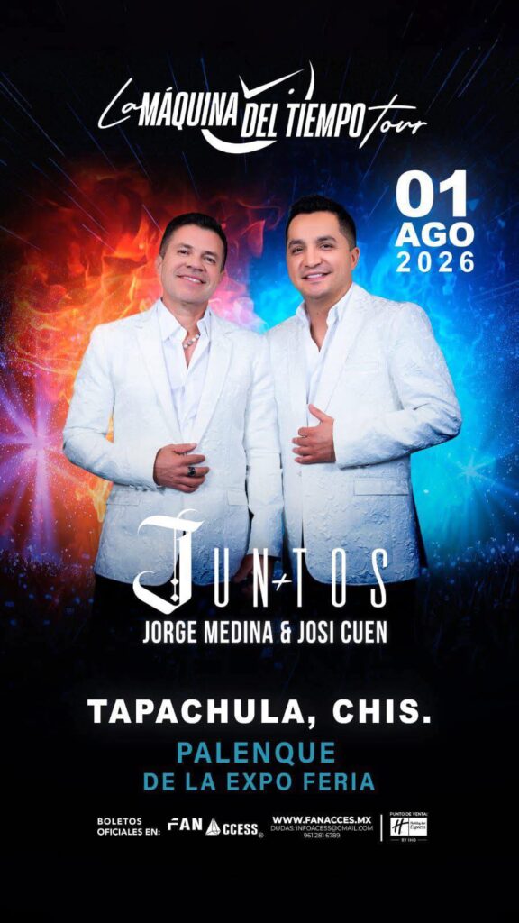 JORGE MEDINA Y JOSI CUEN TAPACHULA 2026 PALENQUE