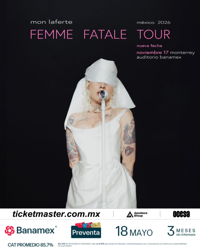 MON LAFERTE MONTERREY 2026 AUDITORIO BANAMEX