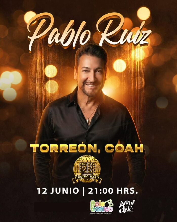 PABLO RUÍZ TORREÓN 2026 RETRO BAR