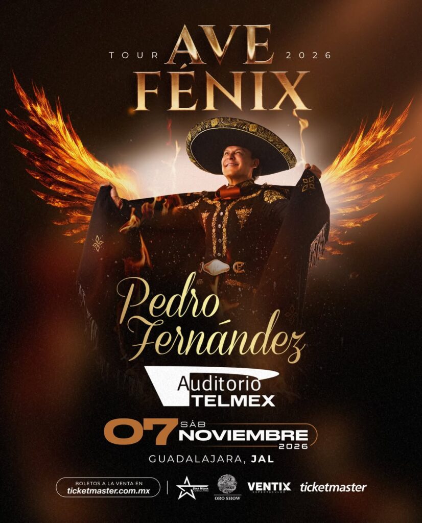 PEDRO FERNÁNDEZ GUADALAJARA 2026 AUDITORIO TELMEX