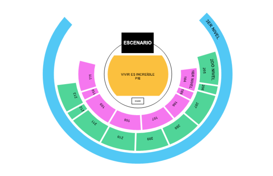 MAPA AUDITORIO GNP SEGUROS