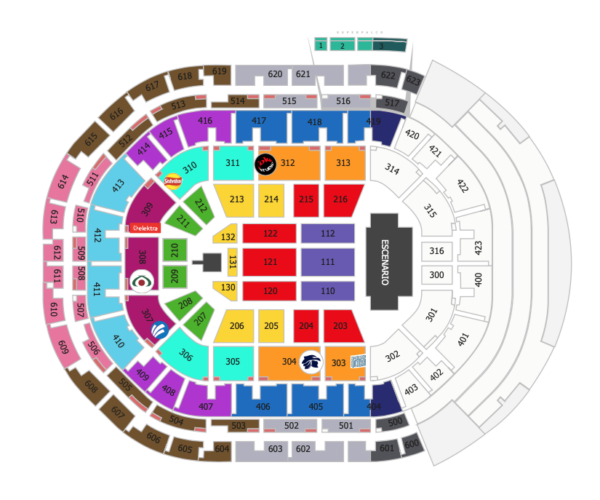 MAPA ARENA GUADALAJARA