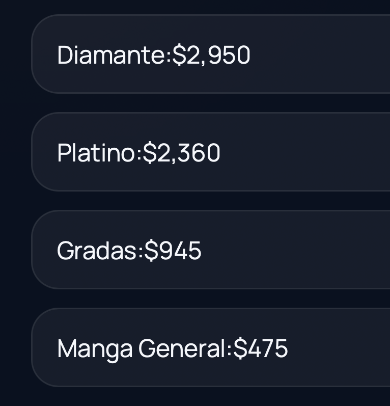 PRECIOS LOS HORÓSCOPOS DE DURANGO IRAPUATO 2026 LIENZO CHARRO