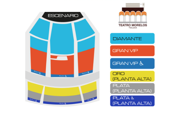 MAPA TEATRO MORELOS TOLUCA