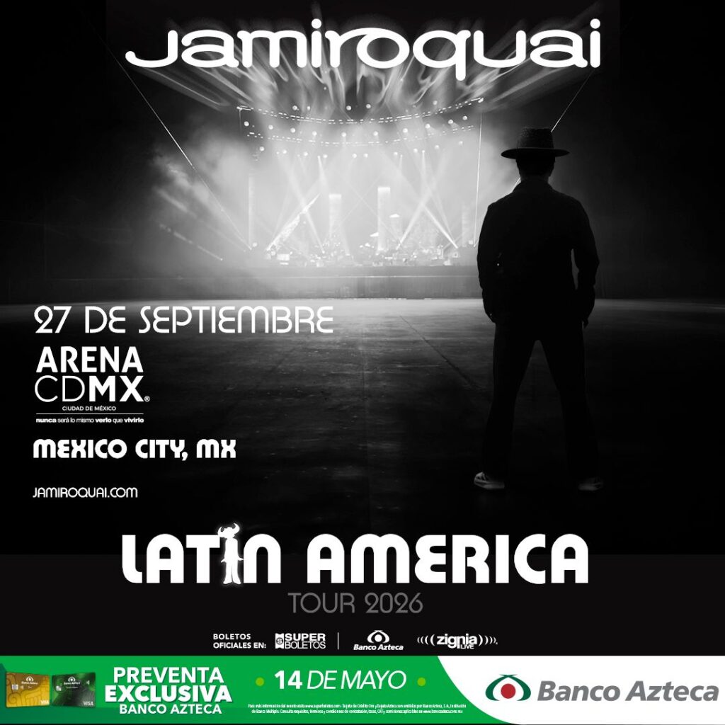 JAMIROQUAI ARENA CDMX 2026
