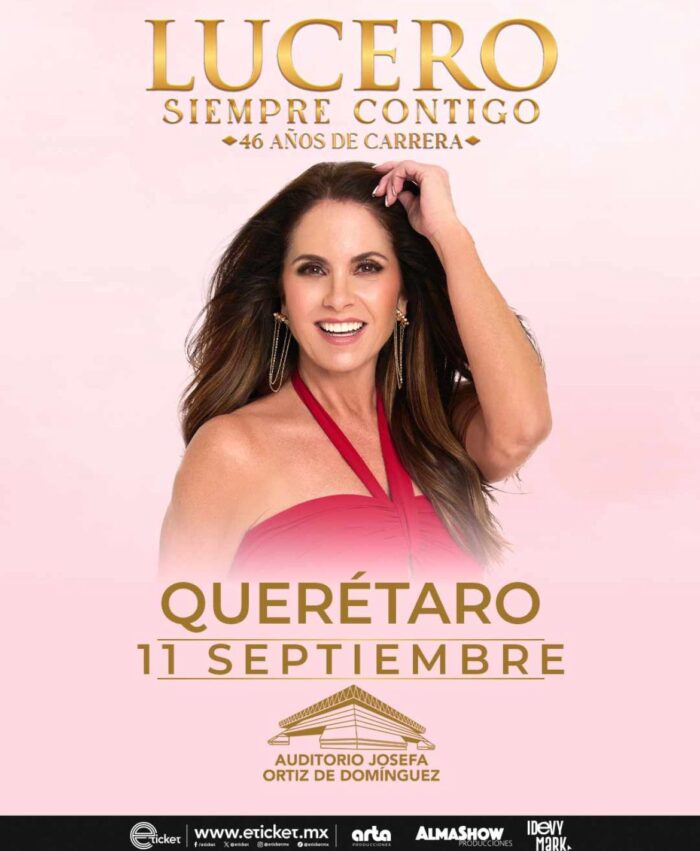 LUCERO QUERÉTARO 2026 AUDITORIO JOSEFA ORTÍZ